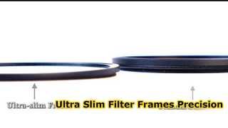 Ultra-slim filter frame